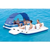 Opblaas eiland - Tropical Breeze - 389x274cm