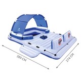 Opblaas eiland - Tropical Breeze - 389x274cm