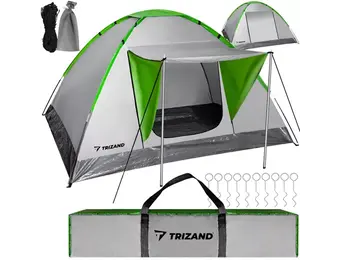 4 persoons tent - 200 x 200 x 110 cm - 5000 mm waterkolom