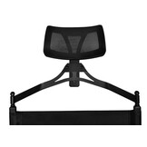 Make-up stoel - regisseursstoel - 54/57/154cm - zwart