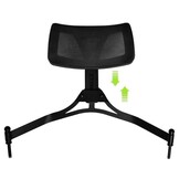 Make-up stoel - regisseursstoel - 54/57/154cm - zwart