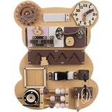 Busy board - activiteitenbord - teddybeer - 30x20x5cm