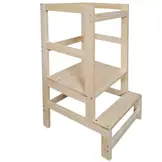 Leertoren - hout - 90x50x50cm - wit