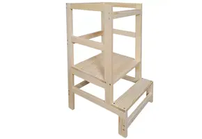 Leertoren - hout - 90x50x50cm - wit