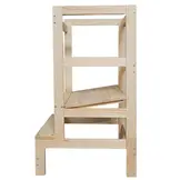 Leertoren - hout - 90x50x50cm - wit