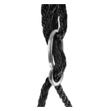 Nestschommel - 100x100x170cm - tot 150kg - zwart