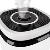 Luchtbevochtiger - aromatherapie - tot 20m2- 3 oliën - wit