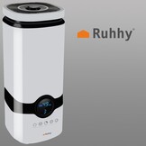 Luchtbevochtiger - aromatherapie - tot 20m2- 3 oliën - wit