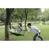 Nestschommel - Ø120 cm - tot 150 kg - groen-zwart