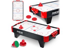 Airhockeytafel - 152x76x79 cm - 2 pucks - 2 pushers