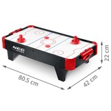 Airhockeytafel - 152x76x79 cm - 2 pucks - 2 pushers