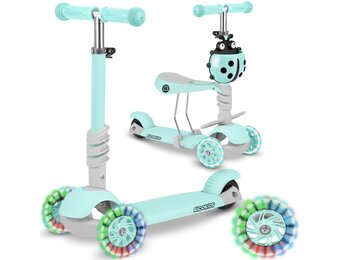 Kinderstep - step 3 wielen - mintgroen