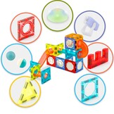 Magnetisch speelgoed - bouwstenen - met verlichting - 100 delig