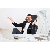 Bureaustoel - ergonomisch - verstelbaar - mesh - zwart