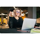 Bureaustoel - ergonomisch - verstelbaar - mesh - zwart