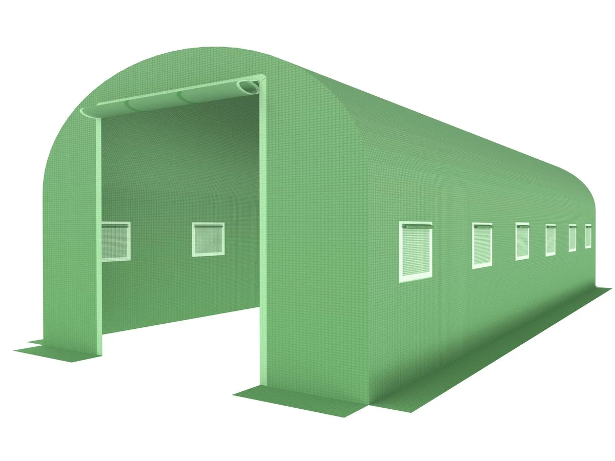 Folie voor kweektunnel - 2x6x3m - muggenhor - UV6-filter