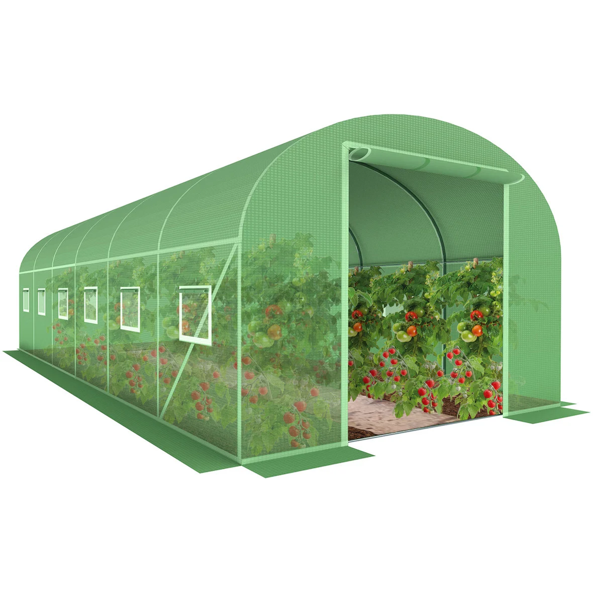 Folie voor kweektunnel - 2x6x3m - muggenhor - UV6-filter