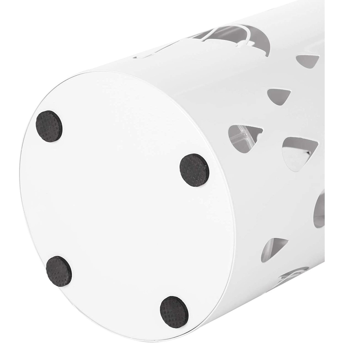 Paraplubak rond - modern - 19,5 x 49 cm - wit