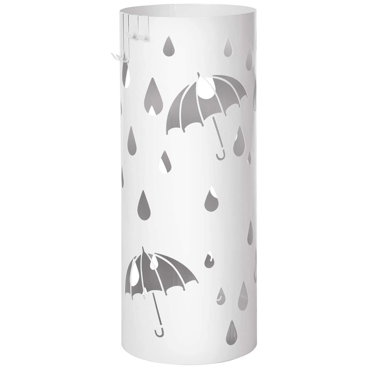 Paraplubak rond - modern - 19,5 x 49 cm - wit