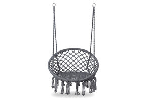 Hangstoel - boho - tuinschommel - tweepersoons - grijs