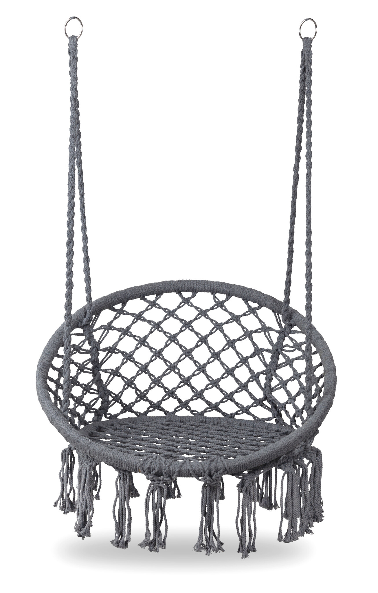 Hangstoel - boho - tuinschommel - tweepersoons - grijs