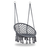 Hangstoel - boho - tuinschommel - tweepersoons - grijs