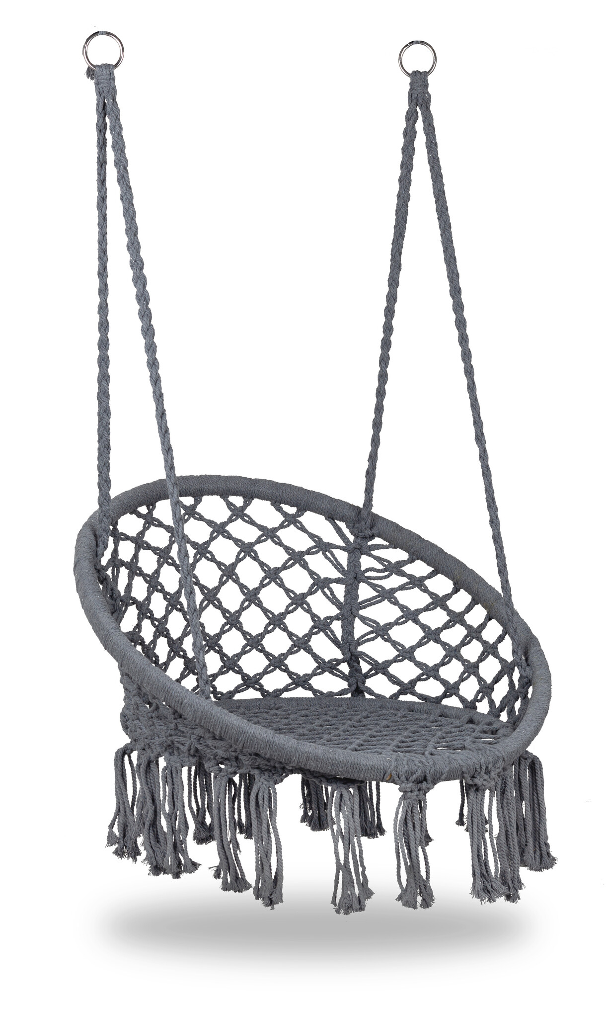 Hangstoel - boho - tuinschommel - tweepersoons - grijs