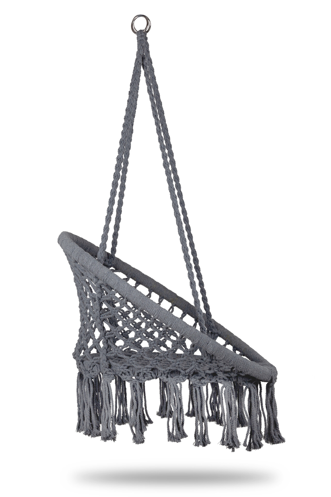 Hangstoel - boho - tuinschommel - tweepersoons - grijs