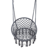 Hangstoel - boho - tuinschommel - tweepersoons - grijs