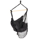 Hangstoel - boho - tuinschommel - 1x1x2 m - kussens - grijs