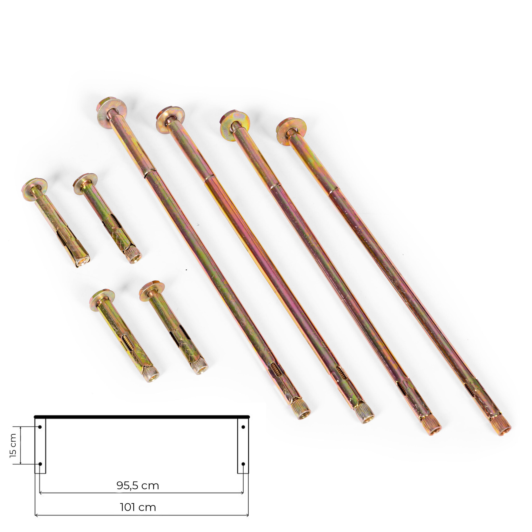 Luifel - deurluifel - polycarbonaat - 75,5 x 101 x 23 cm