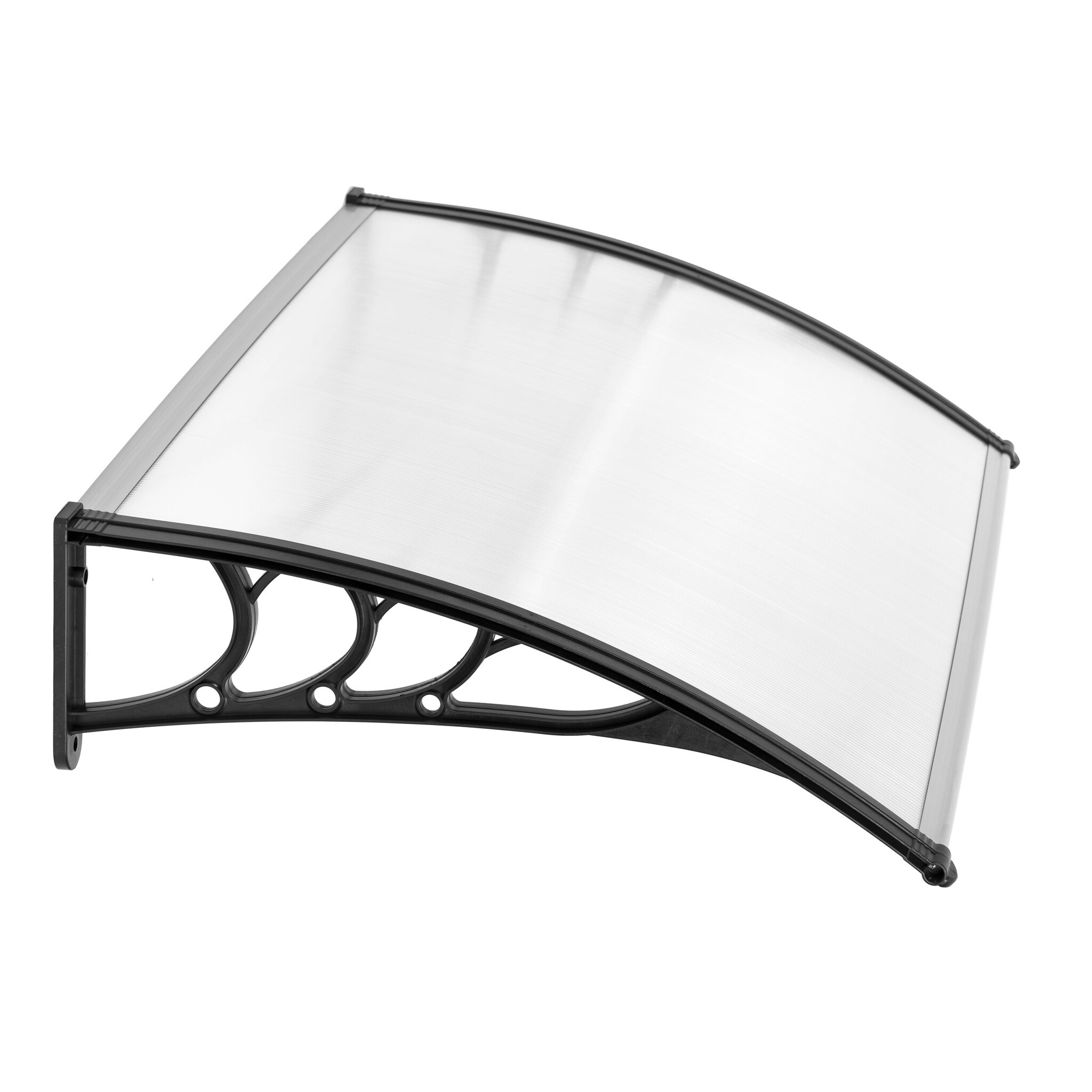 Luifel - deurluifel - polycarbonaat - 75,5 x 101 x 23 cm