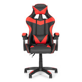 Gamestoel - bureaustoel - hoogte verstelling - kussens - rood