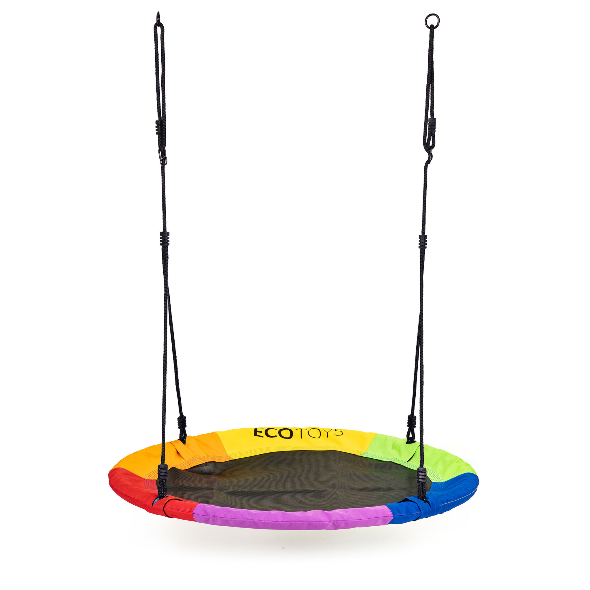 Nestschommel -  nest schommel - Ø100cm - max 150 kg - regenboog