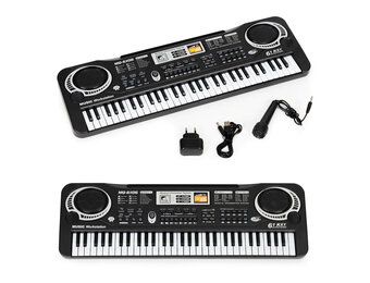 Kinder keyboard met microfoon - 54x17,5x6,5 cm - 35 functies