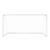 Voetbaldoel - 300x160cm - met net en haringen - gestreept