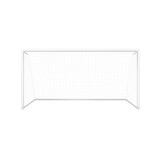 Voetbaldoel - 300x160cm - met net en haringen - gestreept