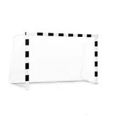 Voetbaldoel - 300x160cm - met net en haringen - gestreept