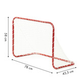 Voetbaldoeltjes - 2 stuks - 78x58 cm - voor kinderen - rood