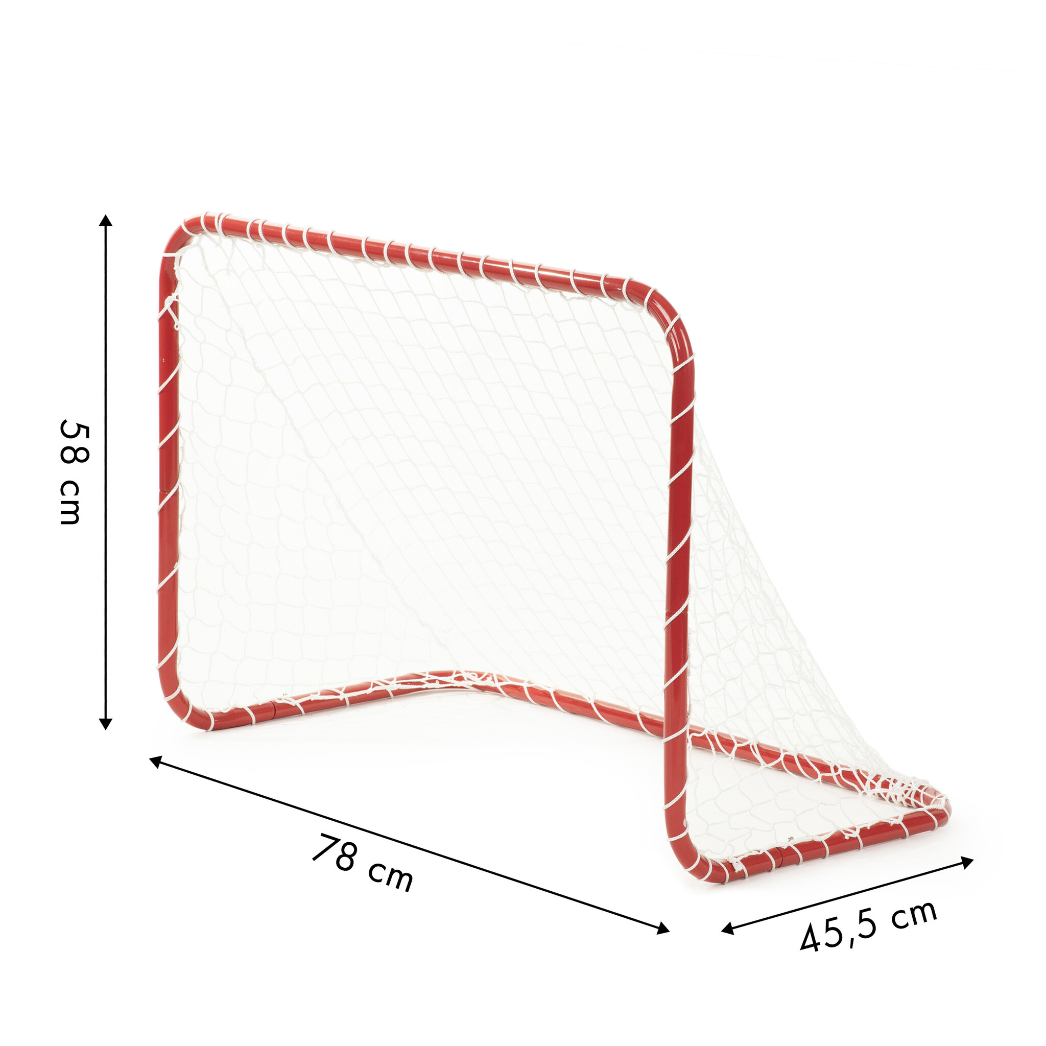 Voetbaldoeltjes - 2 stuks - 78x58 cm - voor kinderen - rood
