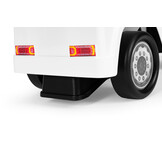Loopauto - vrachtwagen - opbergruimte - 19,5 x 49 x 20 cm - wit