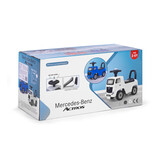 Loopauto - vrachtwagen - opbergruimte - 19,5 x 49 x 20 cm - wit