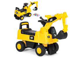 Graafmachine speelgoed - interactief stuur - geluiden - geel