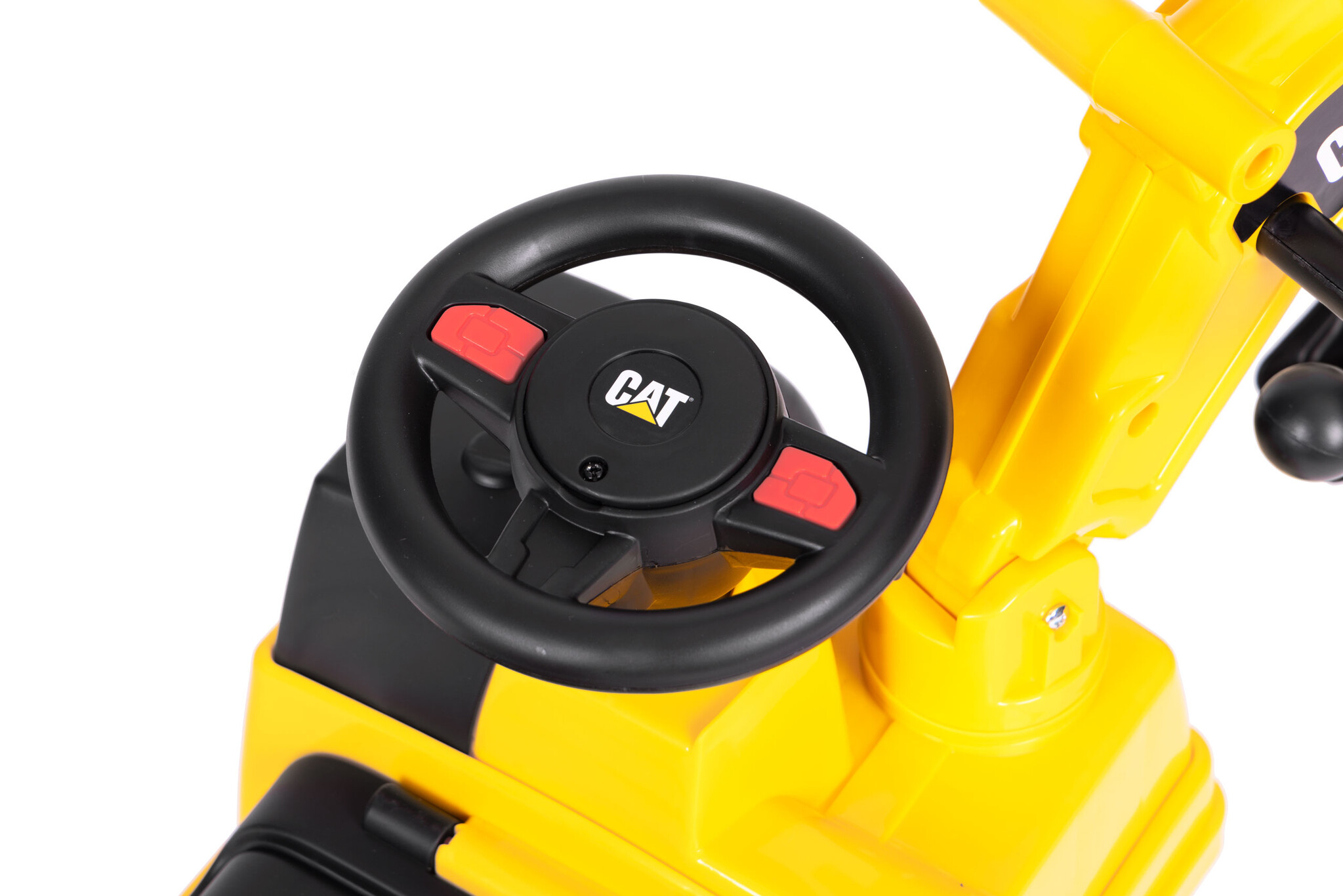 Graafmachine speelgoed - interactief stuur - geluiden - geel