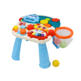 Loopwagen - blauw - educatief - 2-in-1 tafelfunctie