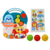 Loopwagen - blauw - educatief - 2-in-1 tafelfunctie