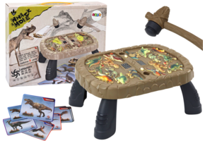 Whack a mole - dinosaurus thema - 35.5x28x16.5 cm - 2 spelers