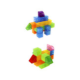 Magnetische puzzel - mix van kleuren - 2x2x2 cm - ontwikkelt handvaardigheden