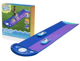 Waterglijbaan - 4.88 m - voor twee personen - ingebouwde sprinklers