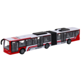 Rc stadsbus - rood/wit - 44.5 x 7.5 x 7 cm - lichteffecten